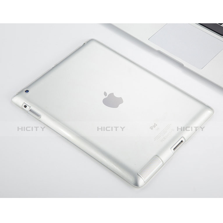 Carcasa Silicona Ultrafina Transparente para Apple iPad 3 Claro