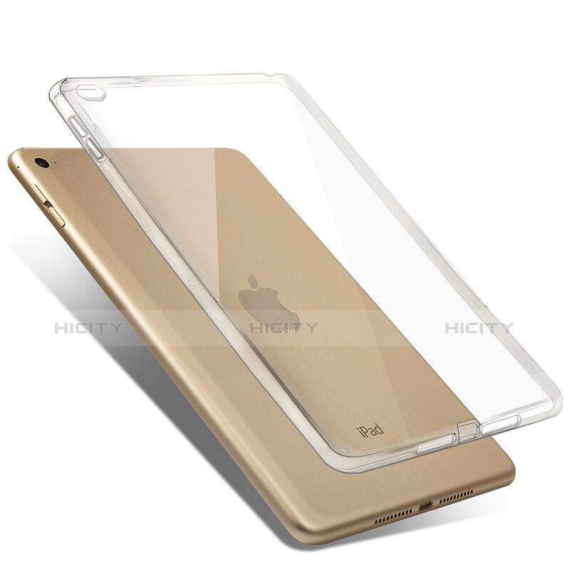 Carcasa Silicona Ultrafina Transparente para Apple iPad Mini 4 Claro