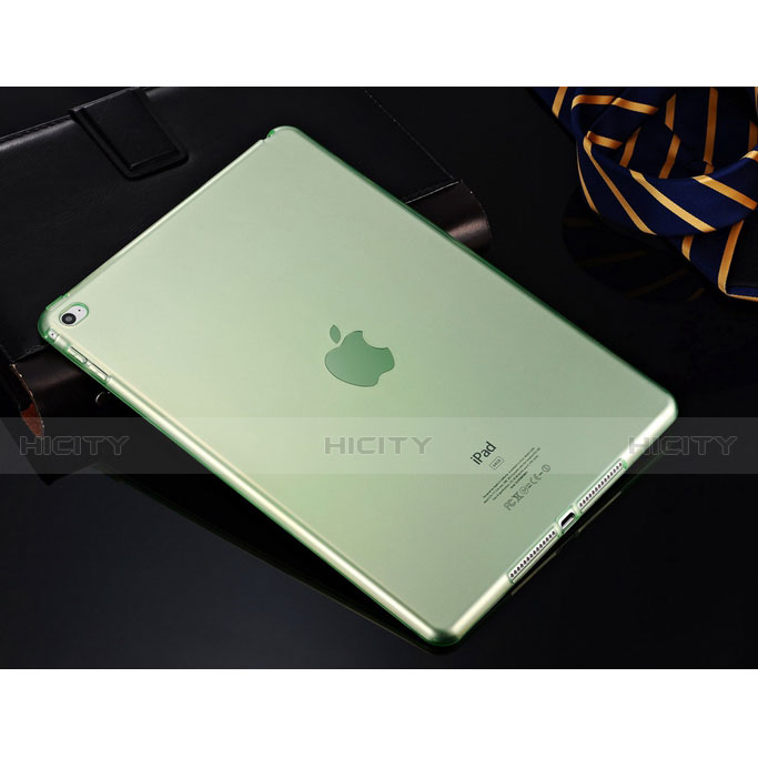 Carcasa Silicona Ultrafina Transparente para Apple iPad Mini 4 Verde