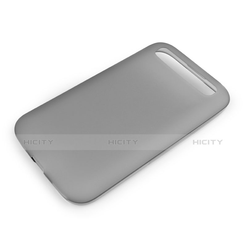 Carcasa Silicona Ultrafina Transparente para Blackberry Classic Q20 Gris