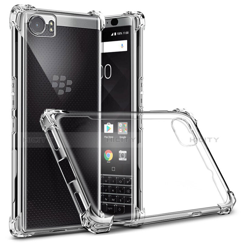 Carcasa Silicona Ultrafina Transparente para Blackberry KEYone Claro