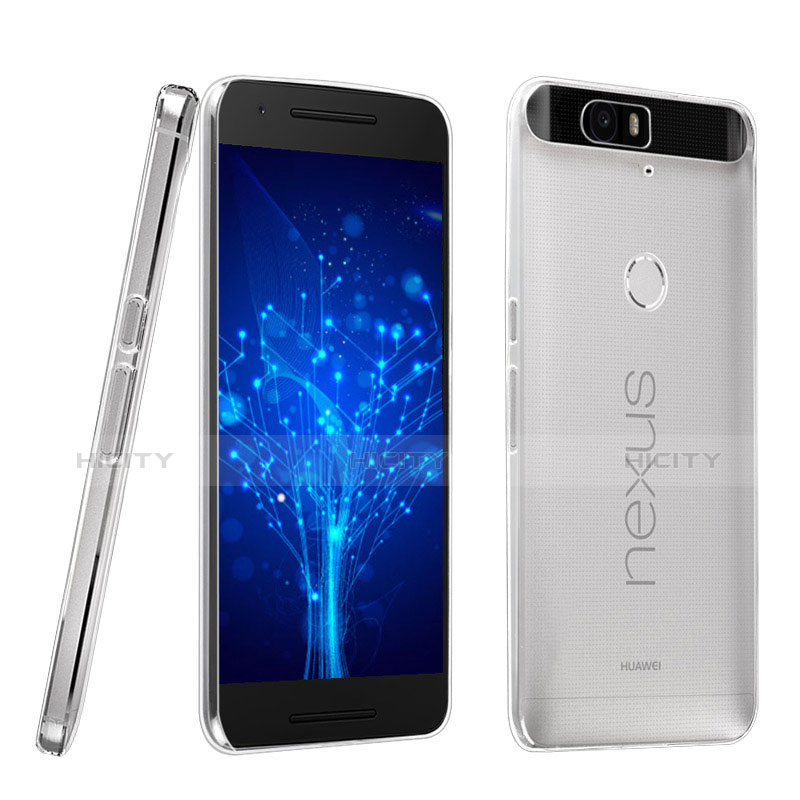 Carcasa Silicona Ultrafina Transparente para Google Nexus 6P Claro