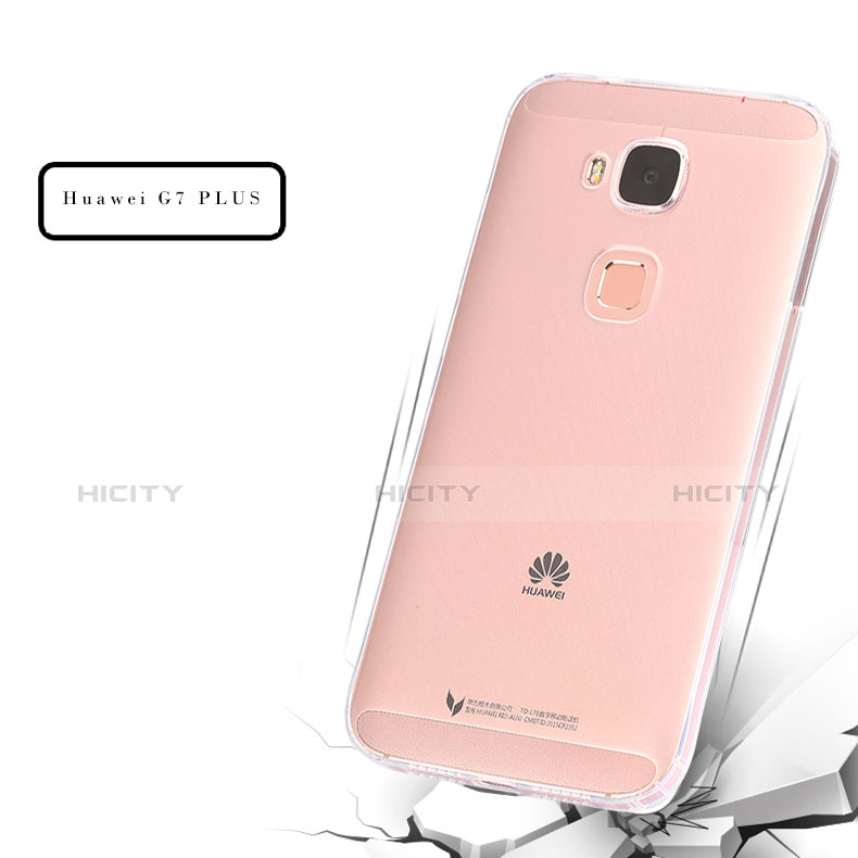 Carcasa Silicona Ultrafina Transparente para Huawei G8 Claro