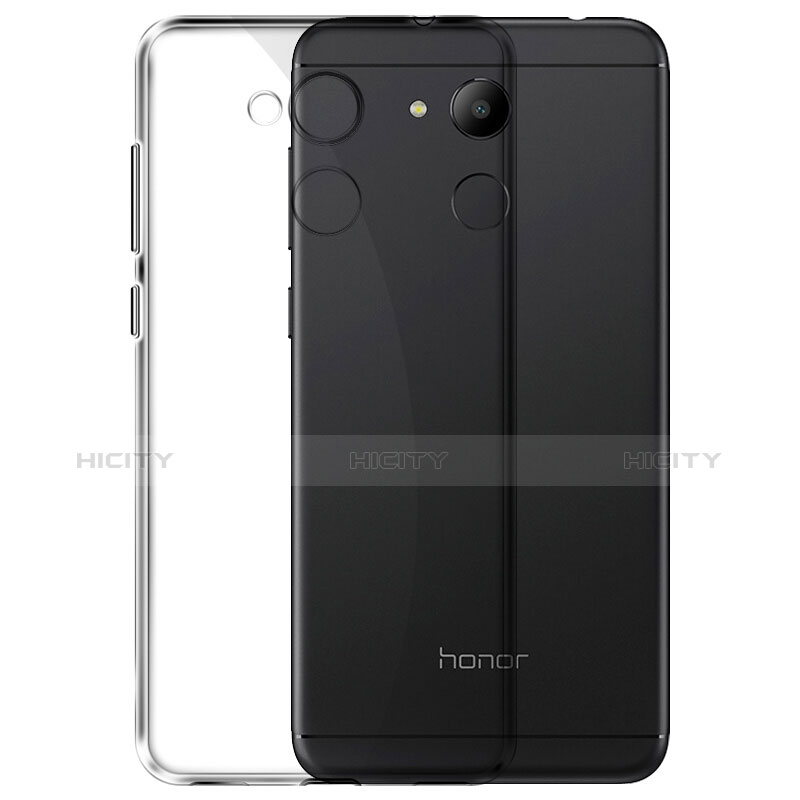 Carcasa Silicona Ultrafina Transparente para Huawei Honor V9 Play Gris