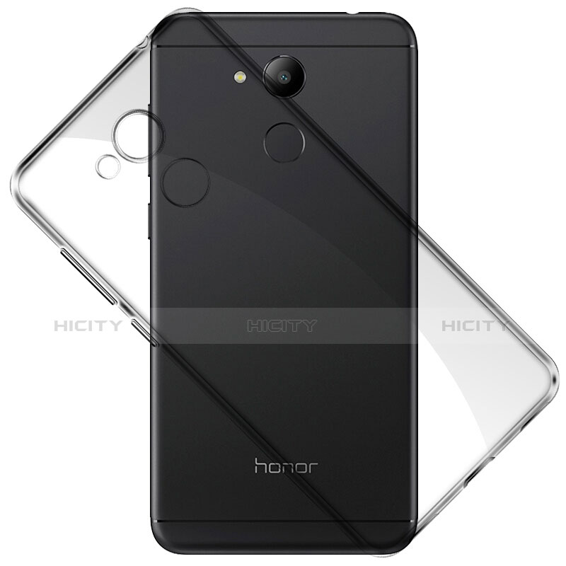 Carcasa Silicona Ultrafina Transparente para Huawei Honor V9 Play Gris