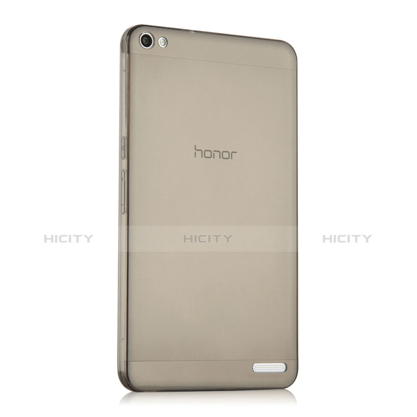 Carcasa Silicona Ultrafina Transparente para Huawei MediaPad X2 Gris