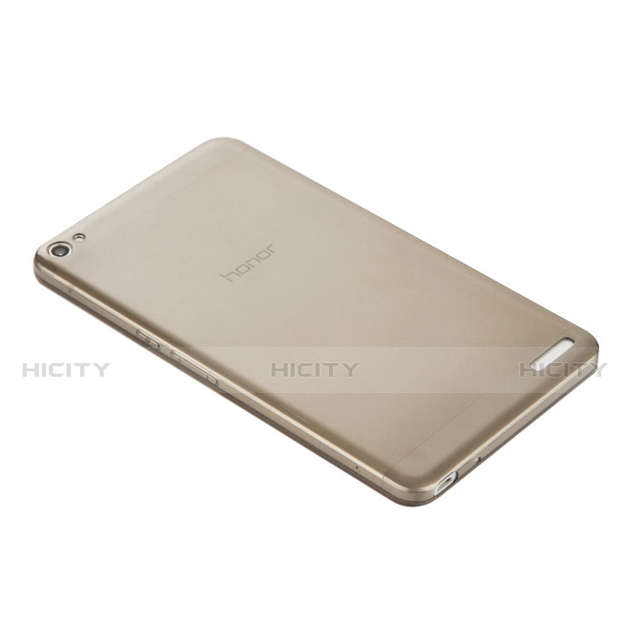 Carcasa Silicona Ultrafina Transparente para Huawei MediaPad X2 Gris