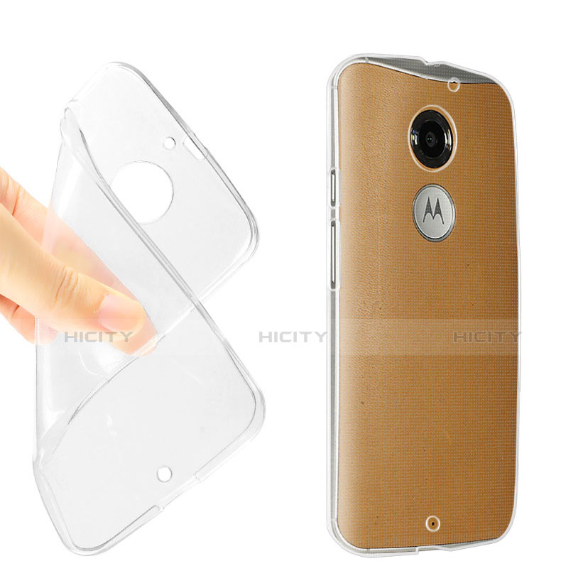 Carcasa Silicona Ultrafina Transparente para Motorola Moto X (2nd Gen) Claro