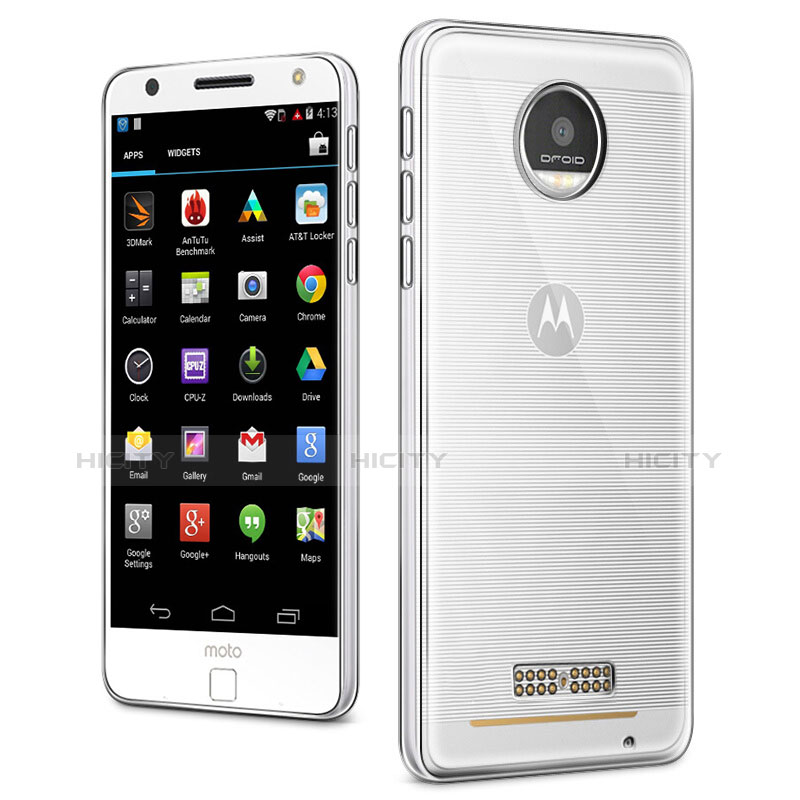Carcasa Silicona Ultrafina Transparente para Motorola Moto Z Claro