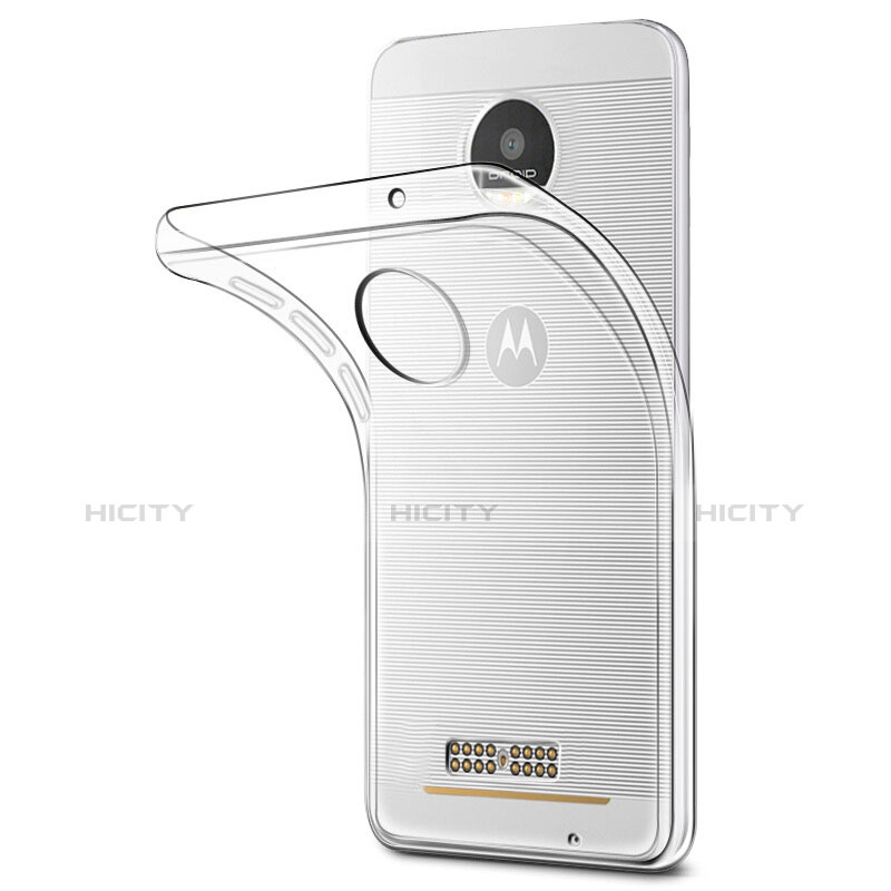 Carcasa Silicona Ultrafina Transparente para Motorola Moto Z Claro