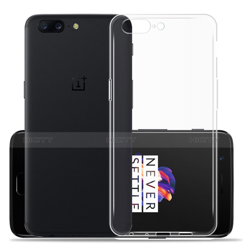 Carcasa Silicona Ultrafina Transparente para OnePlus 5 Claro