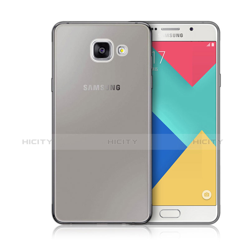 Carcasa Silicona Ultrafina Transparente para Samsung Galaxy A3 (2016) SM-A310F Gris