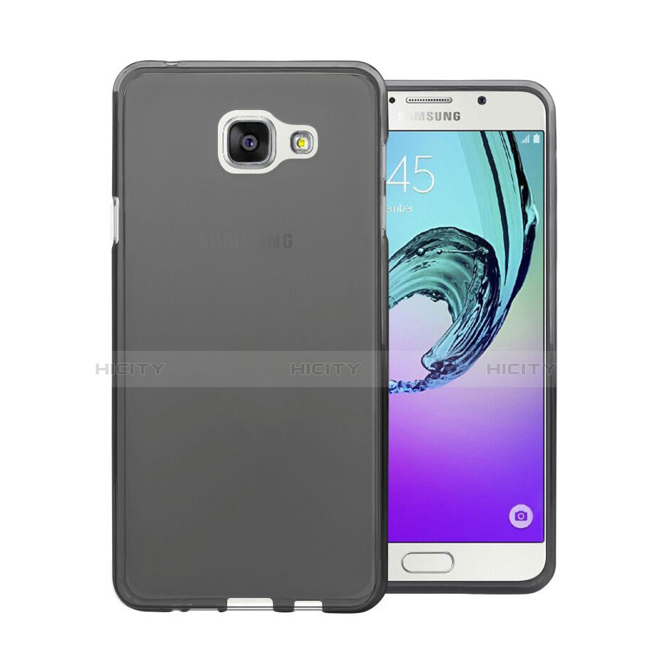 Carcasa Silicona Ultrafina Transparente para Samsung Galaxy A5 (2016) SM-A510F Negro