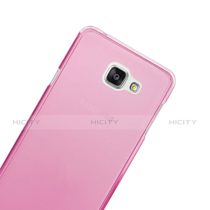 Carcasa Silicona Ultrafina Transparente para Samsung Galaxy A5 (2016) SM-A510F Rosa