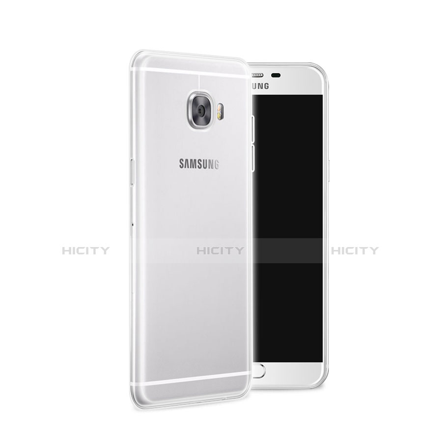 Carcasa Silicona Ultrafina Transparente para Samsung Galaxy C5 SM-C5000 Claro