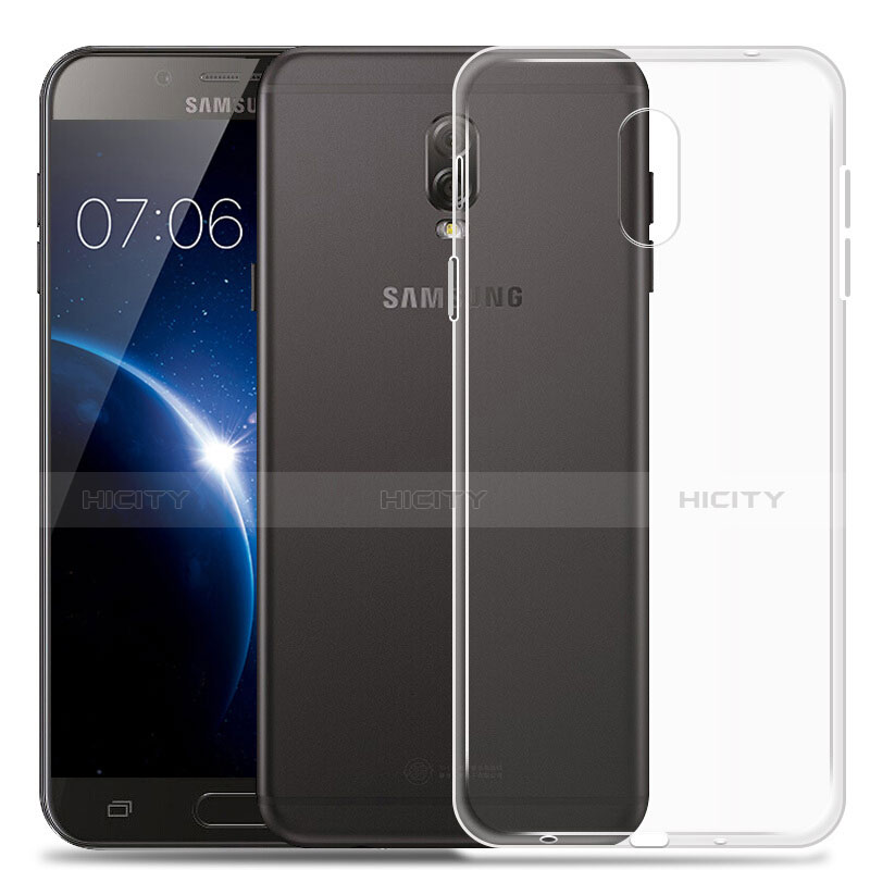 Carcasa Silicona Ultrafina Transparente para Samsung Galaxy C7 (2017) Claro