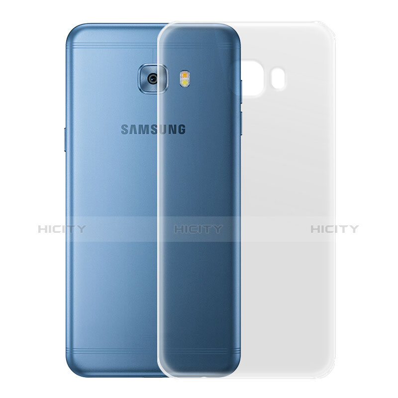 Carcasa Silicona Ultrafina Transparente para Samsung Galaxy C7 Pro C7010 Claro