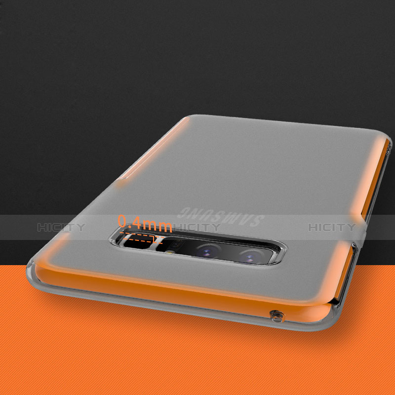 Carcasa Silicona Ultrafina Transparente para Samsung Galaxy Note 8 Naranja