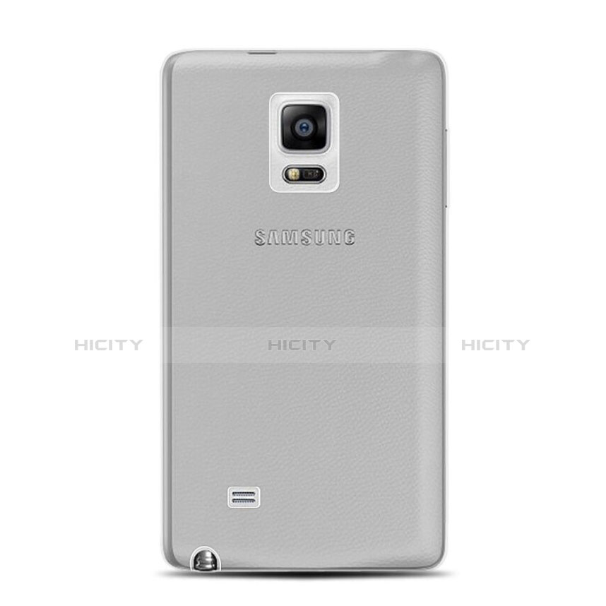 Carcasa Silicona Ultrafina Transparente para Samsung Galaxy Note Edge SM-N915F Gris