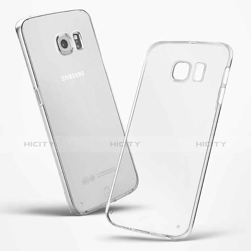 Carcasa Silicona Ultrafina Transparente para Samsung Galaxy S6 Edge SM-G925 Claro
