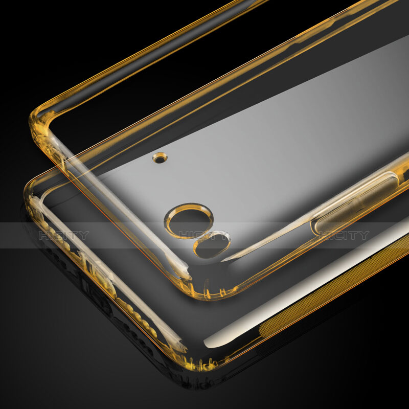 Carcasa Silicona Ultrafina Transparente para Xiaomi Mi 5S 4G Oro