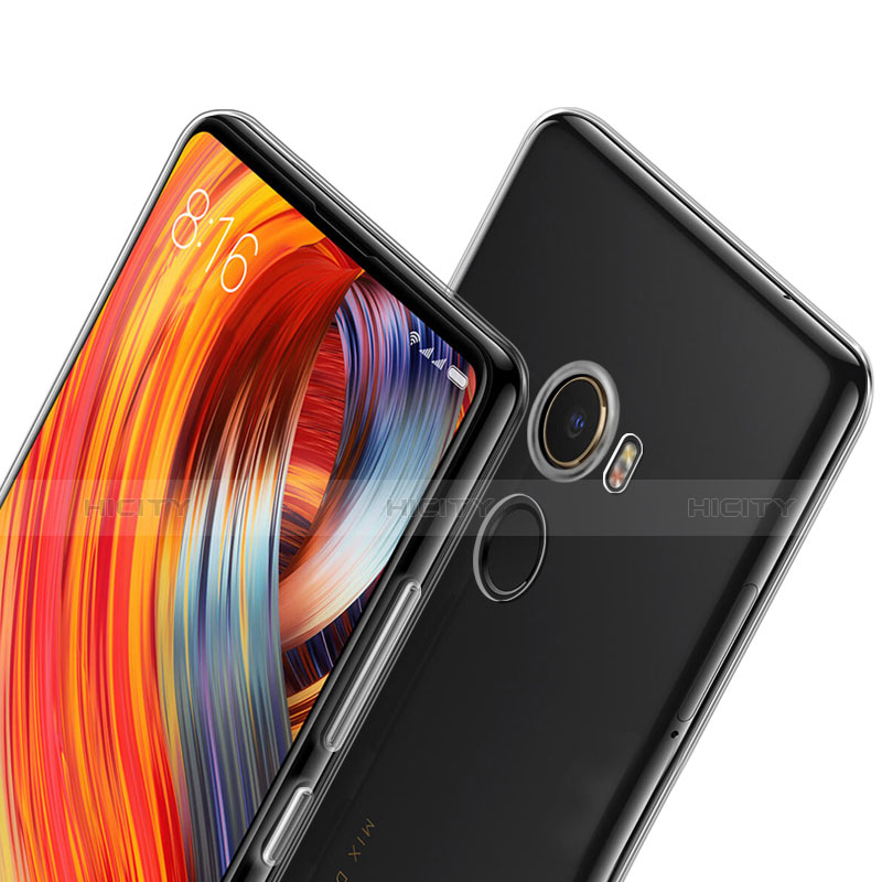 Carcasa Silicona Ultrafina Transparente para Xiaomi Mi Mix 2 Claro