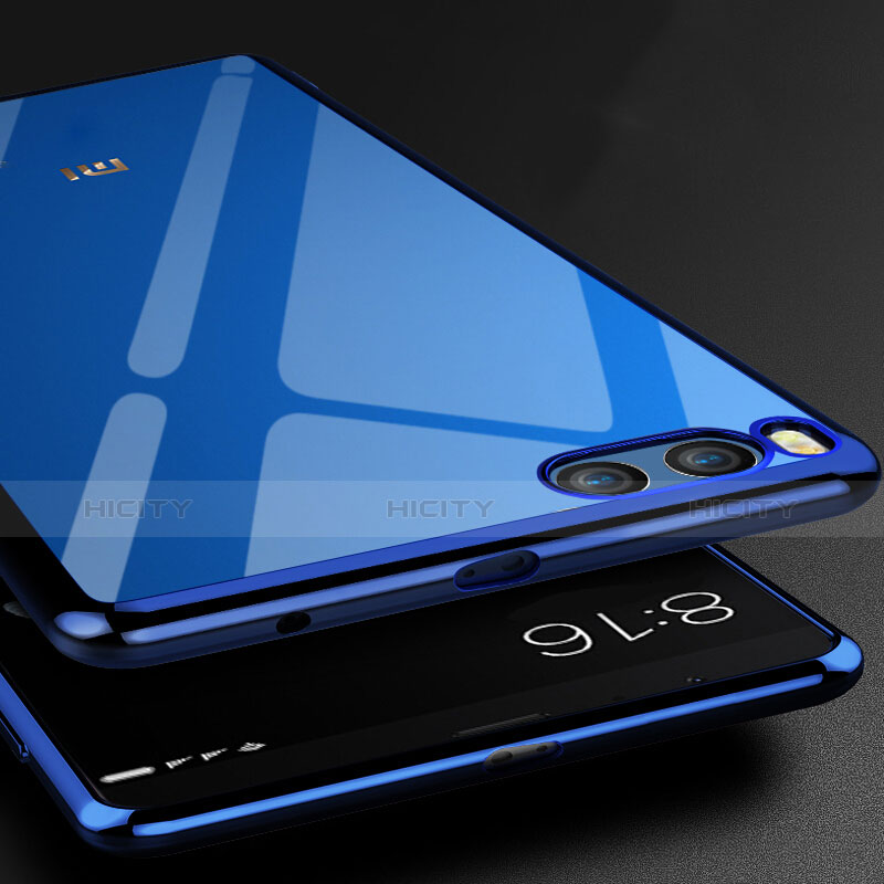 Carcasa Silicona Ultrafina Transparente para Xiaomi Mi Note 3 Azul
