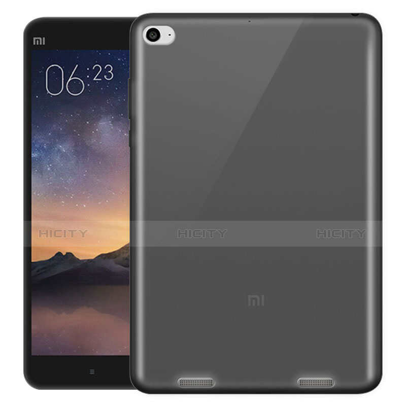 Carcasa Silicona Ultrafina Transparente para Xiaomi Mi Pad 2 Gris