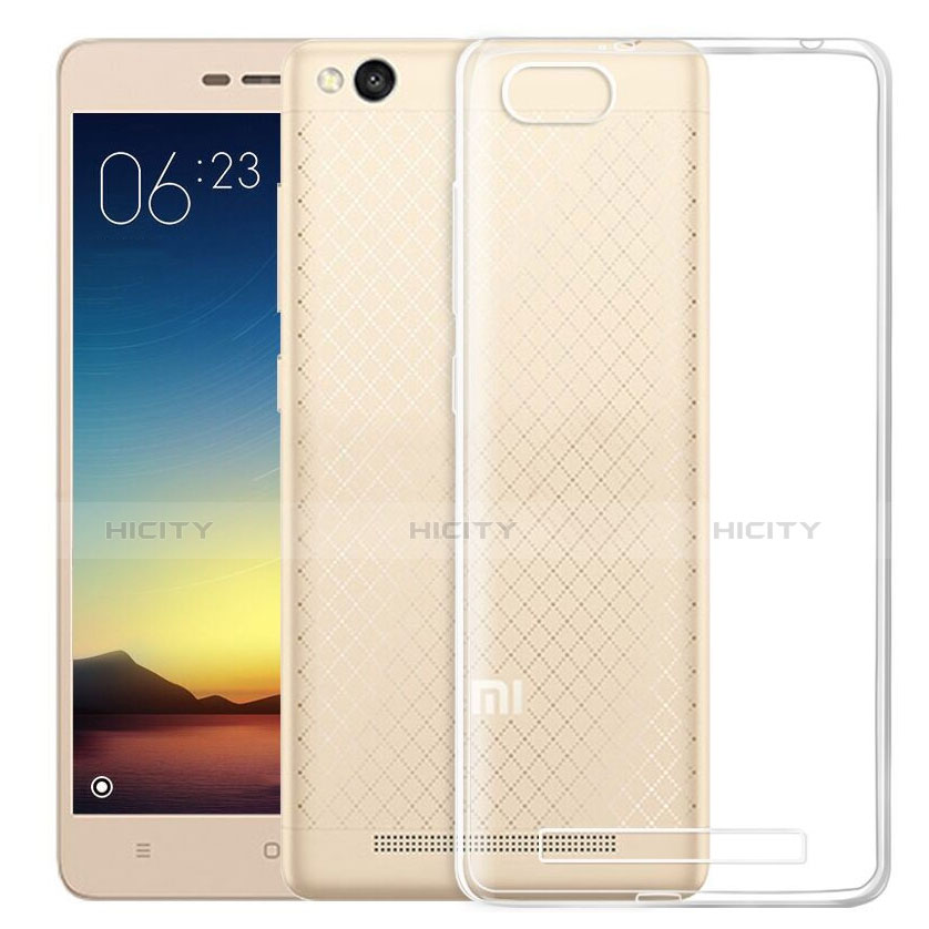 Carcasa Silicona Ultrafina Transparente para Xiaomi Redmi 3 Claro