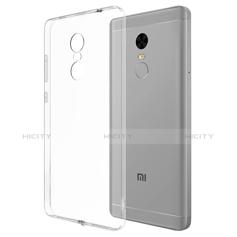 Carcasa Silicona Ultrafina Transparente para Xiaomi Redmi Note 4X Claro