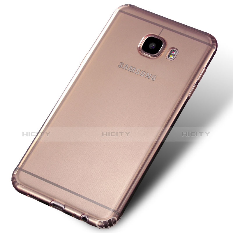 Carcasa Silicona Ultrafina Transparente Q02 para Samsung Galaxy C7 SM-C7000 Claro