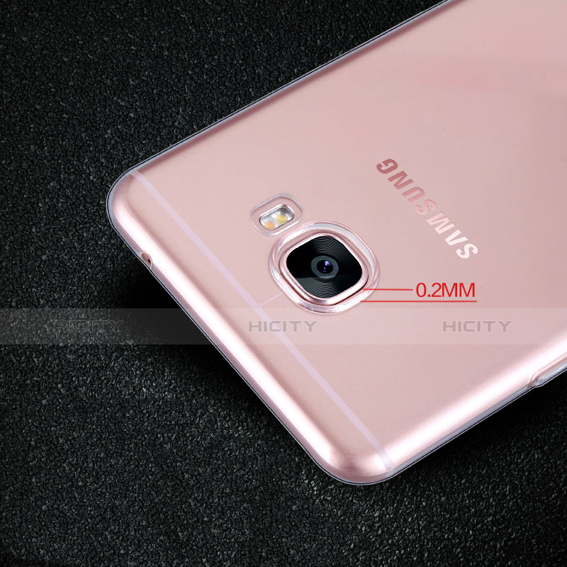 Carcasa Silicona Ultrafina Transparente R01 para Samsung Galaxy C7 SM-C7000 Claro