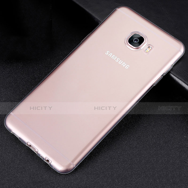 Carcasa Silicona Ultrafina Transparente R01 para Samsung Galaxy C7 SM-C7000 Claro