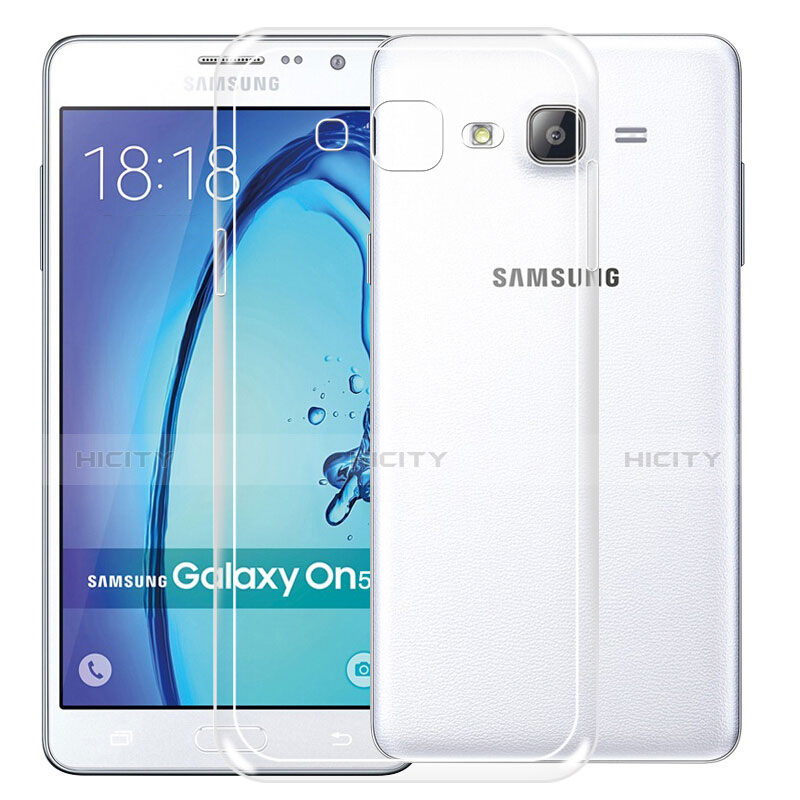 Carcasa Silicona Ultrafina Transparente R01 para Samsung Galaxy On5 G550FY Claro