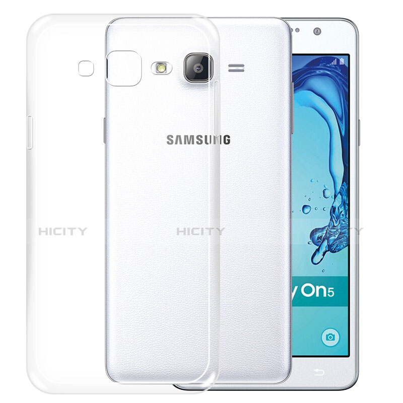 Carcasa Silicona Ultrafina Transparente R01 para Samsung Galaxy On5 Pro Claro