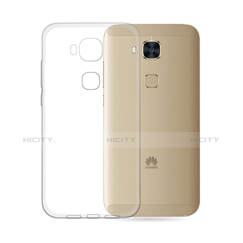 Carcasa Silicona Ultrafina Transparente T01 para Huawei G9 Plus Claro