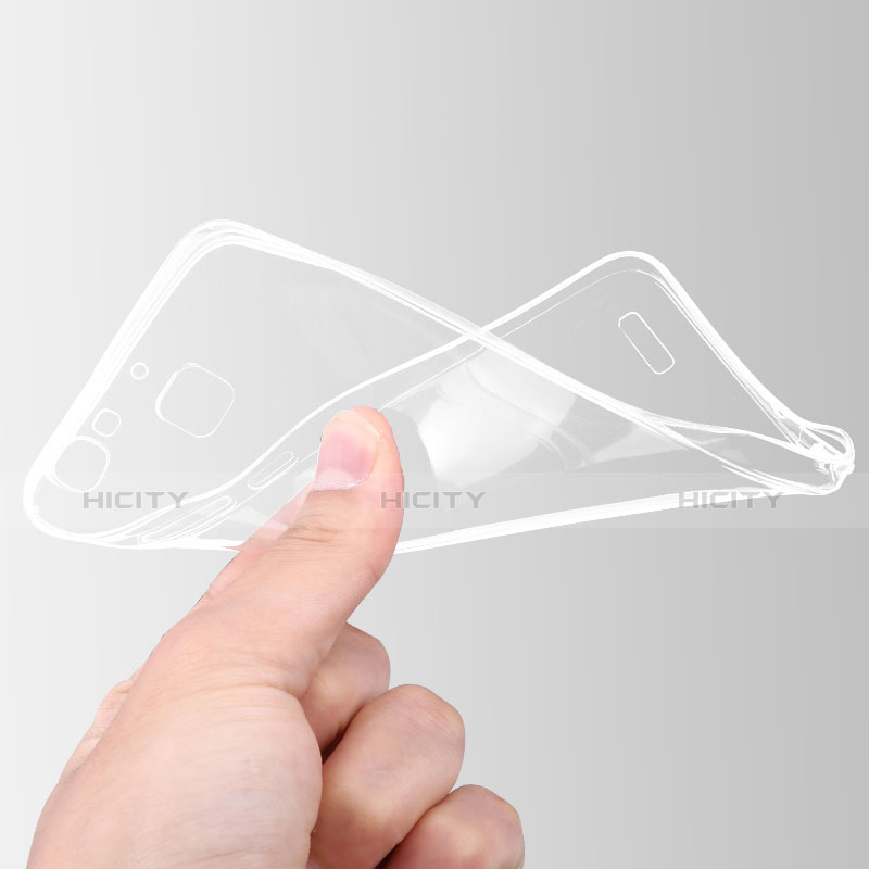 Carcasa Silicona Ultrafina Transparente T01 para Huawei P8 Lite Smart Claro
