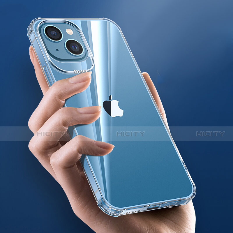 Carcasa Silicona Ultrafina Transparente T02 para Apple iPhone 14 Claro