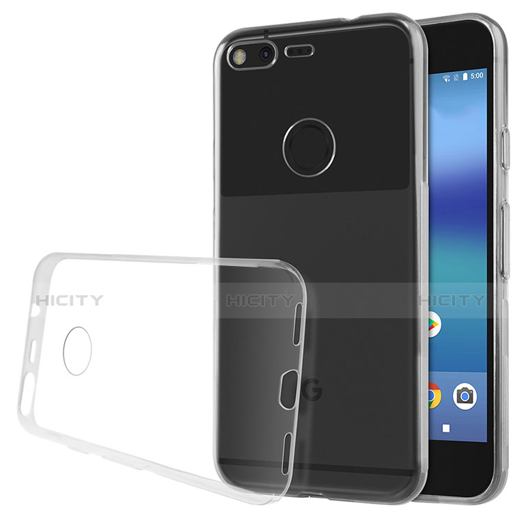 Carcasa Silicona Ultrafina Transparente T02 para Google Pixel XL Claro