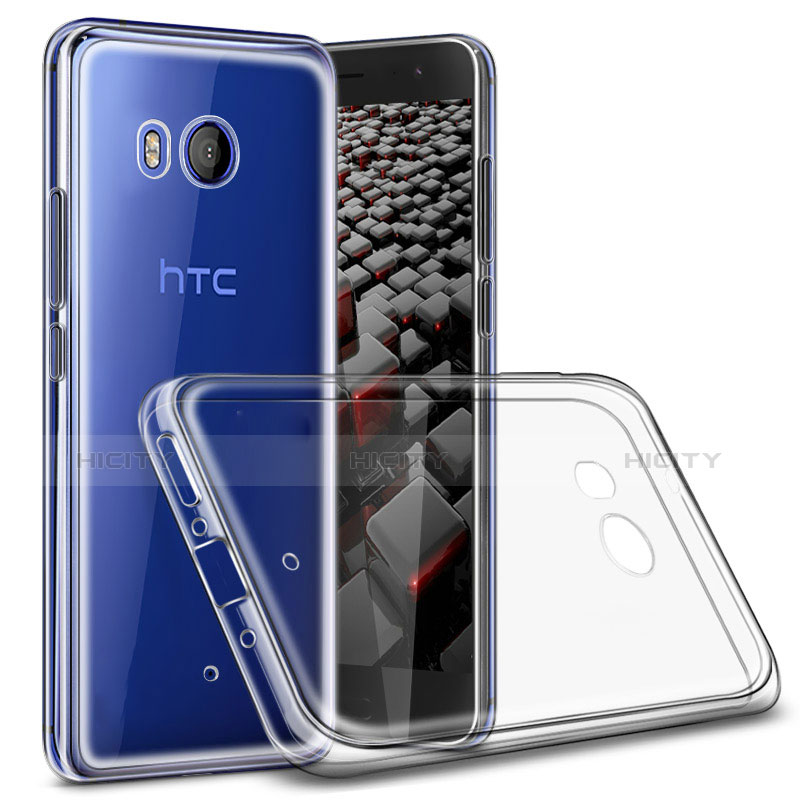 Carcasa Silicona Ultrafina Transparente T02 para HTC U11 Claro