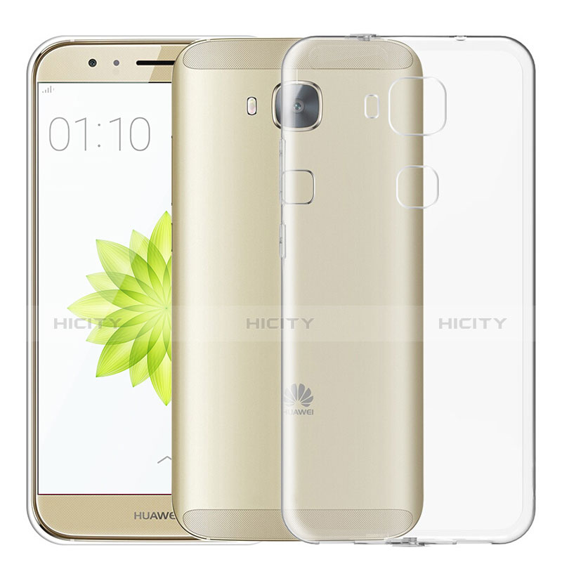 Carcasa Silicona Ultrafina Transparente T02 para Huawei G7 Plus Claro