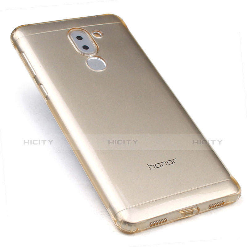 Carcasa Silicona Ultrafina Transparente T02 para Huawei GR5 (2017) Oro