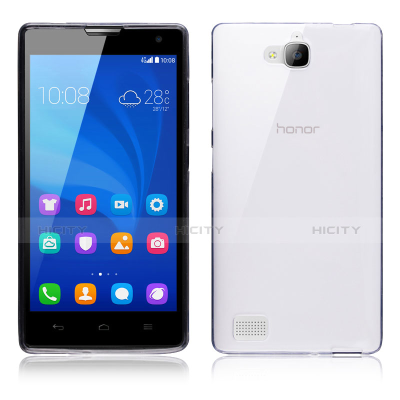 Carcasa Silicona Ultrafina Transparente T02 para Huawei Honor 3C Claro