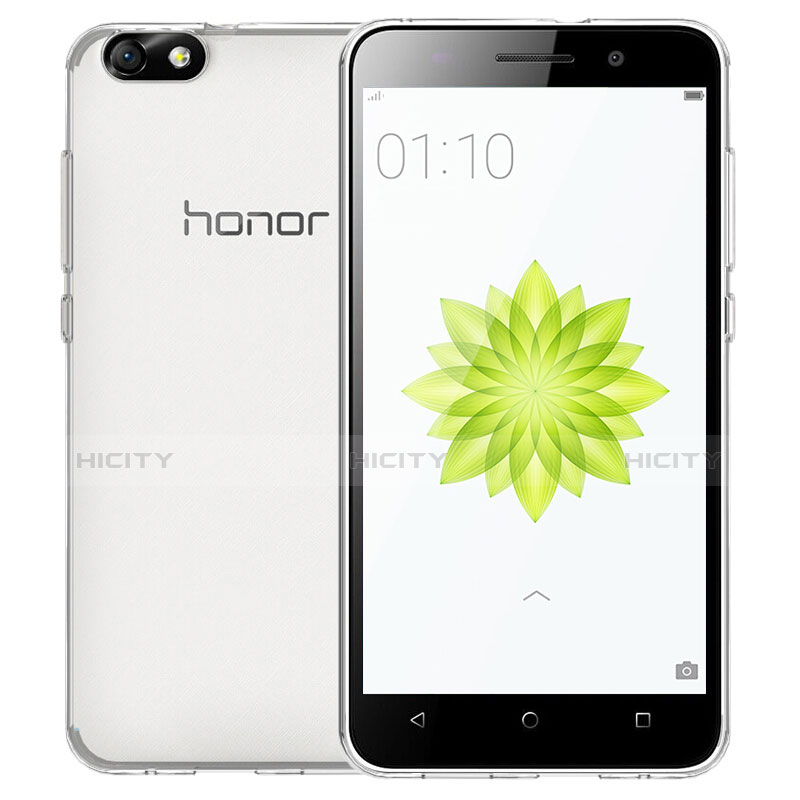 Carcasa Silicona Ultrafina Transparente T02 para Huawei Honor 4X Claro