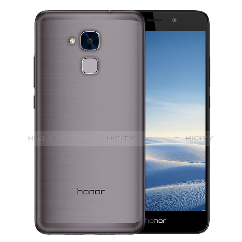 Carcasa Silicona Ultrafina Transparente T02 para Huawei Honor 5C Gris