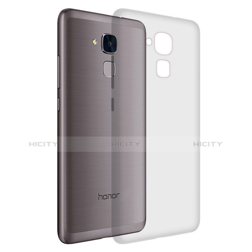 Carcasa Silicona Ultrafina Transparente T02 para Huawei Honor 5C Gris