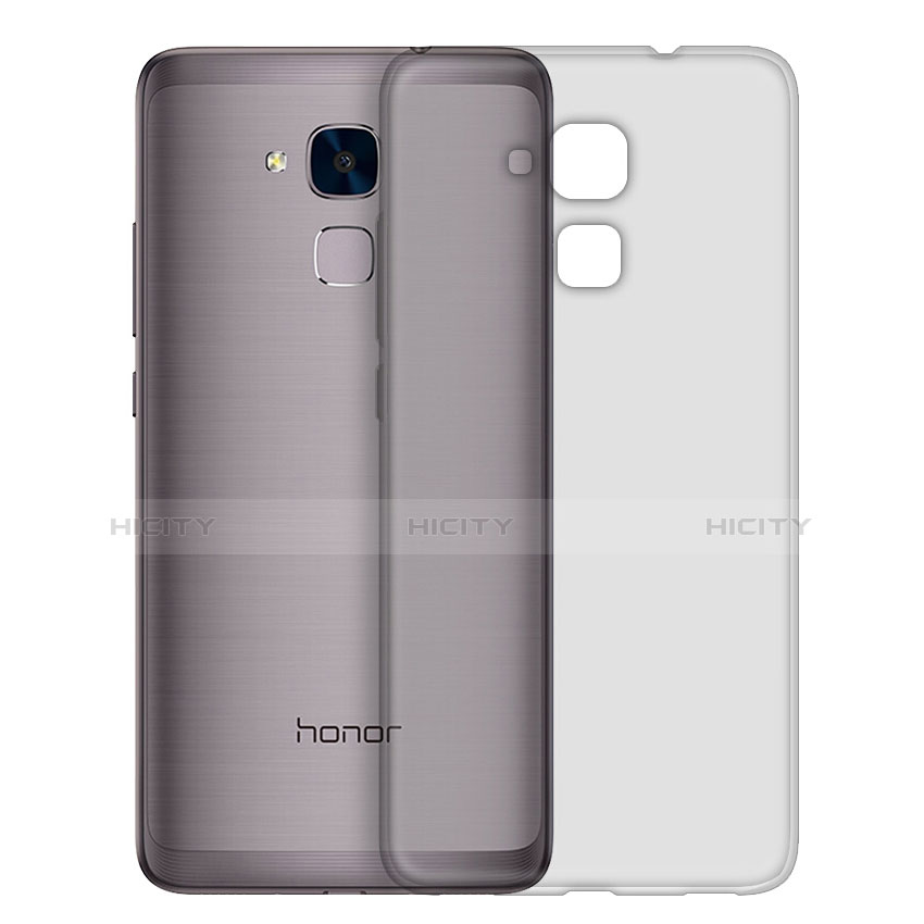 Carcasa Silicona Ultrafina Transparente T02 para Huawei Honor 5C Gris