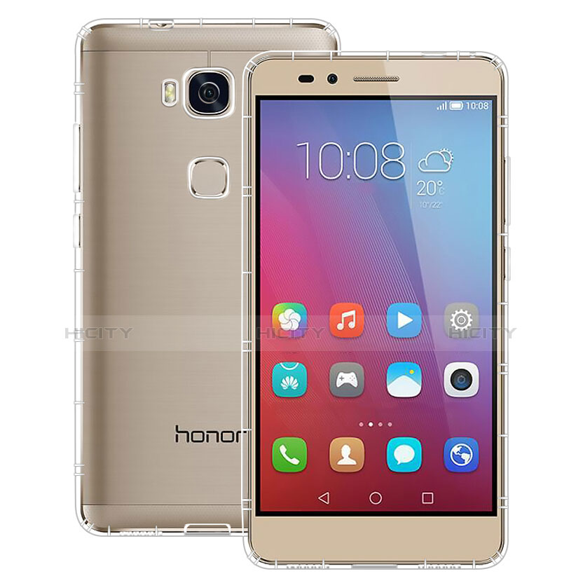 Carcasa Silicona Ultrafina Transparente T02 para Huawei Honor 5X Claro