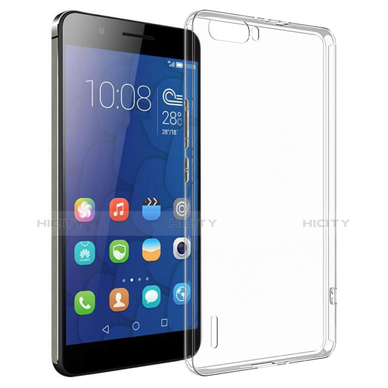 Carcasa Silicona Ultrafina Transparente T02 para Huawei Honor 6 Plus Claro