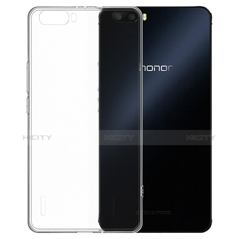 Carcasa Silicona Ultrafina Transparente T02 para Huawei Honor 6 Plus Claro